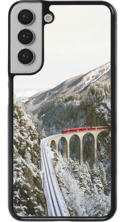 Samsung Galaxy S22+ Case Hülle - Winter 25 Winter polar express