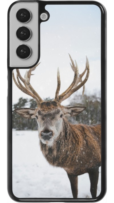 Samsung Galaxy S22+ Case Hülle - Winter 25 Winter reindeer