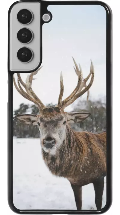 Samsung Galaxy S22+ Case Hülle - Winter 25 Winter reindeer