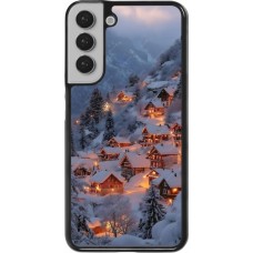 Samsung Galaxy S22+ Case Hülle - Winter 25 Winter snowy village