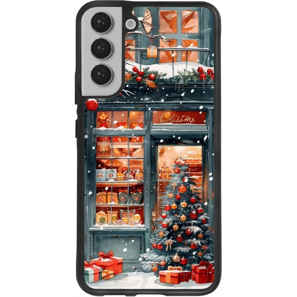 Samsung Galaxy S22+ Case Hülle - Silikon schwarz Christmas 25 Xmas Shop