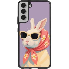 Samsung Galaxy S22+ Case Hülle - Silikon schwarz Easter 2026 Rabbit with scarf