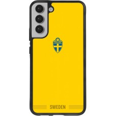 Samsung Galaxy S22+ Case Hülle - Silikon schwarz Schweden 2026 personalisierbares Fussballtrikot