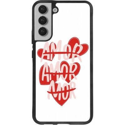 Samsung Galaxy S22+ Case Hülle - Silikon schwarz Saint Valentines Day 26 Amor