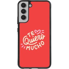 Samsung Galaxy S22+ Case Hülle - Silikon schwarz Saint Valentines Day 26 Te quiero mucho