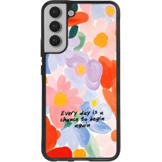 Samsung Galaxy S22+ Case Hülle - Silikon schwarz Every day is a chance Spring 2026