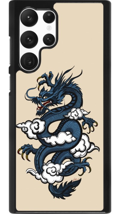 Samsung Galaxy S22 Ultra Case Hülle - Blue Dragon Tattoo Samsung Galaxy S22 Ultra Case Hülle - Blue Dragon Tattoo