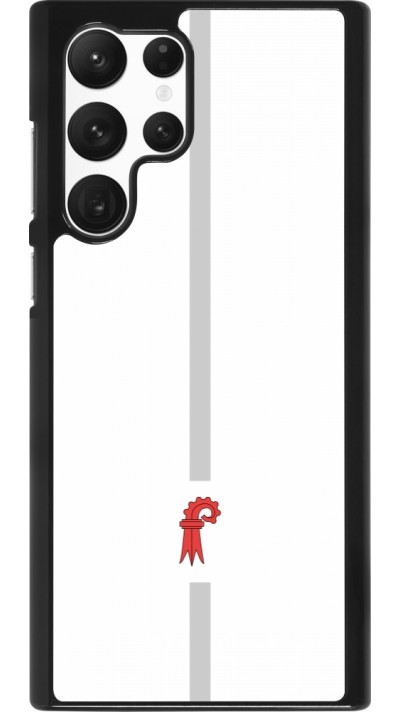 Samsung Galaxy S22 Ultra Case Hülle - Kanton BL weiss