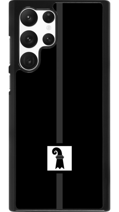 Samsung Galaxy S22 Ultra Case Hülle - Kanton BS schwarz
