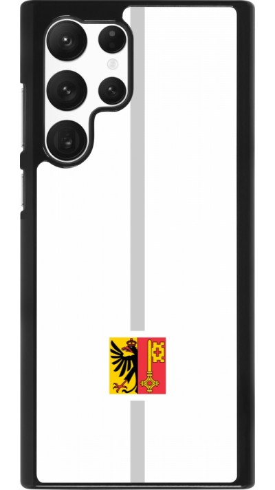 Samsung Galaxy S22 Ultra Case Hülle - Kanton GE weiss