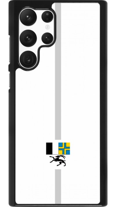 Samsung Galaxy S22 Ultra Case Hülle - Kanton GR weiss