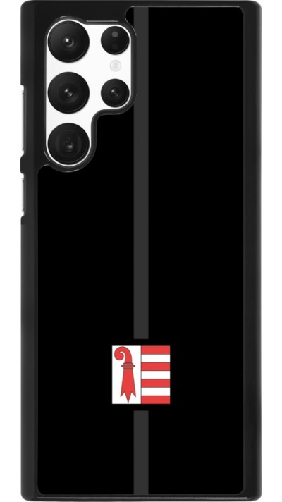 Samsung Galaxy S22 Ultra Case Hülle - Kanton JU schwarz