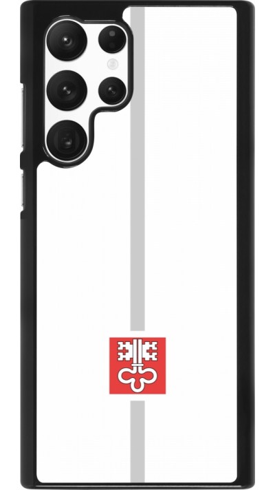 Samsung Galaxy S22 Ultra Case Hülle - Kanton NW weiss
