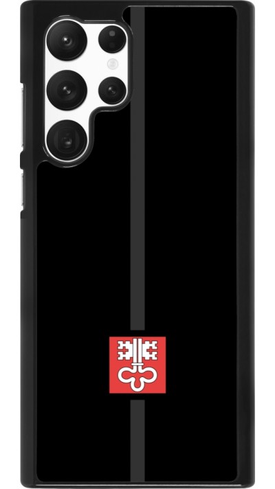 Samsung Galaxy S22 Ultra Case Hülle - Kanton NW schwarz