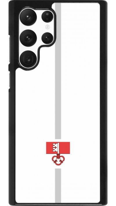 Samsung Galaxy S22 Ultra Case Hülle - Kanton OW weiss