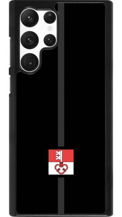 Samsung Galaxy S22 Ultra Case Hülle - Kanton OW schwarz