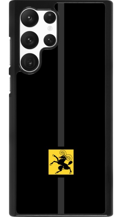 Samsung Galaxy S22 Ultra Case Hülle - Kanton SH schwarz