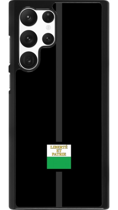 Samsung Galaxy S22 Ultra Case Hülle - Kanton VD schwarz