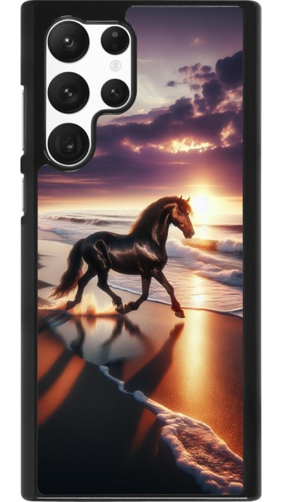 Samsung Galaxy S22 Ultra Case Hülle - Pferd majestätisch Strand