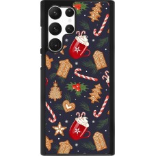 Samsung Galaxy S22 Ultra Case Hülle - Christmas 25 Pattern Gingerbread House