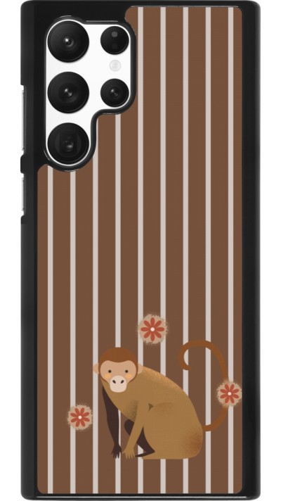 Coque Samsung Galaxy S22 Ultra - Monkey with stripes Coque Samsung Galaxy S22 Ultra - Monkey with stripes
