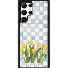 Samsung Galaxy S22 Ultra Case Hülle - Blue vichy tulips Spring 2026