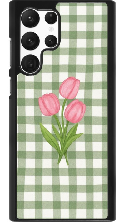 Coque Samsung Galaxy S22 Ultra - Green vichy tulips Spring 2026