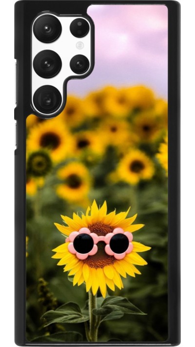 Coque Samsung Galaxy S22 Ultra - Sunflower with glasses Spring 2026