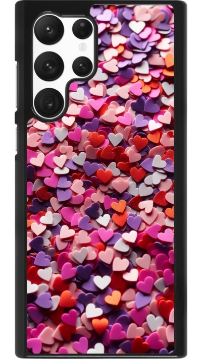 Samsung Galaxy S22 Ultra Case Hülle - Valentin 2025 Konfetti