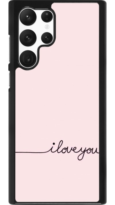 Samsung Galaxy S22 Ultra Case Hülle - Valentine 2023 i love you writing