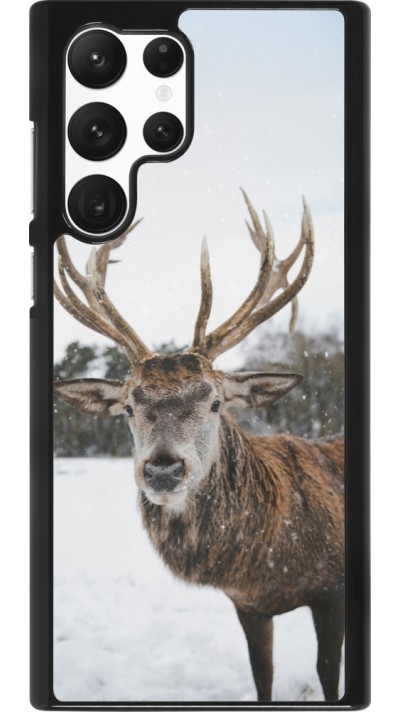 Samsung Galaxy S22 Ultra Case Hülle - Winter 25 Winter reindeer