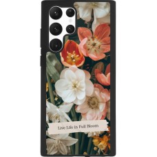 Samsung Galaxy S22 Ultra Case Hülle - Silikon schwarz Full Bloom Spring 2026