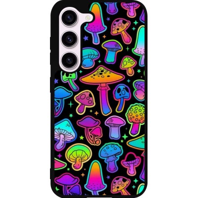 Samsung Galaxy S23 Case Hülle - Silikon schwarz Autumn 2024 magic mushrooms