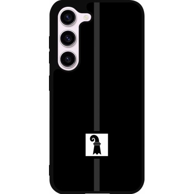Samsung Galaxy S23 Case Hülle - Silikon schwarz Kanton BS schwarz