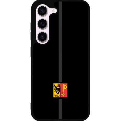 Samsung Galaxy S23 Case Hülle - Silikon schwarz Kanton GE schwarz