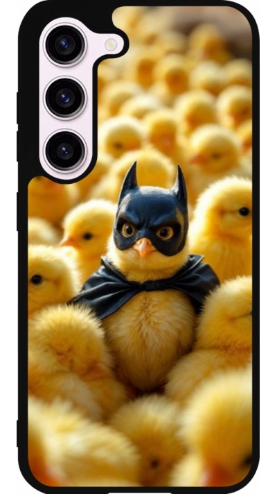 Samsung Galaxy S23 Case Hülle - Silikon schwarz Easter 2026 Chicken Batman