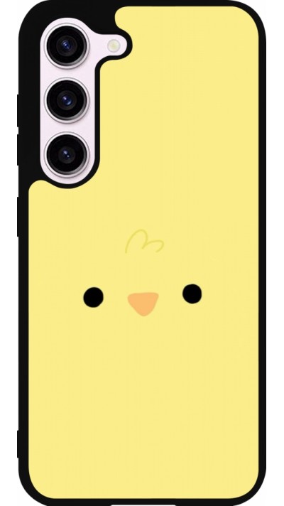 Samsung Galaxy S23 Case Hülle - Silikon schwarz Easter 2026 Little chicken