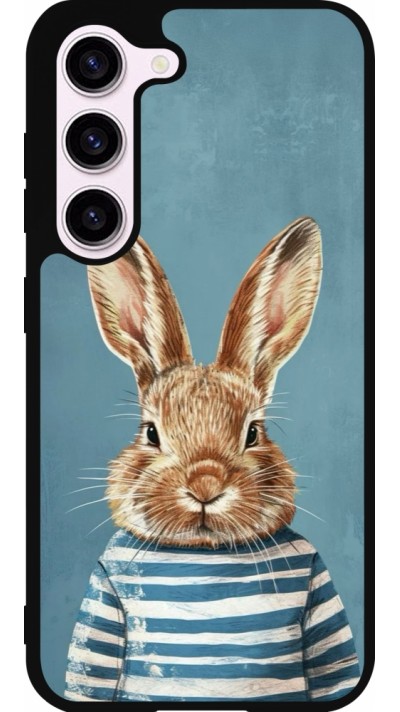Samsung Galaxy S23 Case Hülle - Silikon schwarz Easter 2026 Rabbit navy