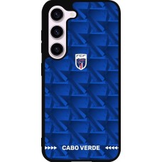 Samsung Galaxy S23 Case Hülle - Silikon schwarz Kap Verde 2026 personalisierbares Fussballtrikot