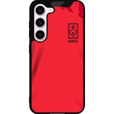 Samsung Galaxy S23 Case Hülle - Silikon schwarz Südkorea 2022 personalisierbares Fussballtrikot