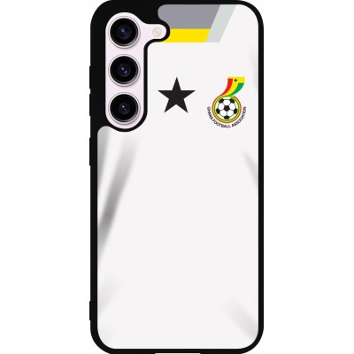 Samsung Galaxy S23 Case Hülle - Silikon schwarz Ghana 2022 personalisierbares Fussballtrikot