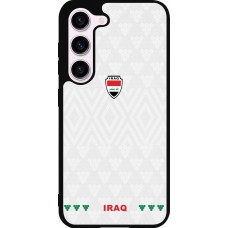 Samsung Galaxy S23 Case Hülle - Silikon schwarz Irak 2026 personalisierbares Fussballtrikot