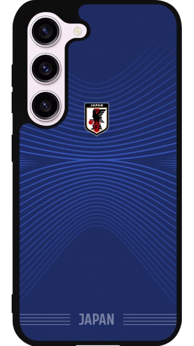 Samsung Galaxy S23 Case Hülle - Silikon schwarz Japan 2022 personalisierbares Fussballtrikot