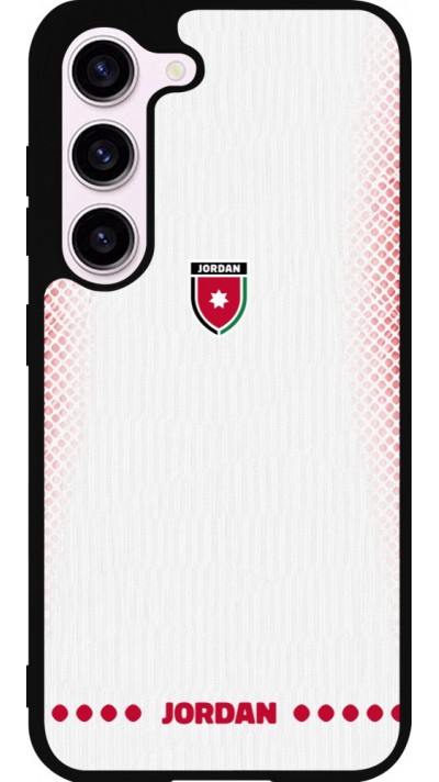 Samsung Galaxy S23 Case Hülle - Silikon schwarz Jordanien 2026 personalisierbares Fussballtrikot