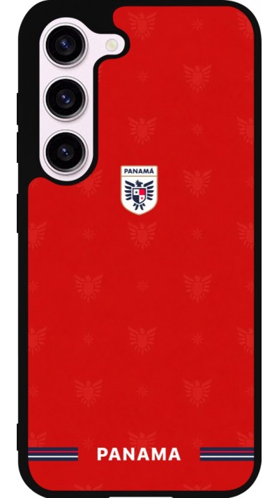 Coque Samsung Galaxy S23 - Silicone rigide noir Maillot de football Panama 2026 personnalisable