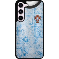 Samsung Galaxy S23 Case Hülle - Silikon schwarz Portugal Away personalisierbares Fussballtrikot