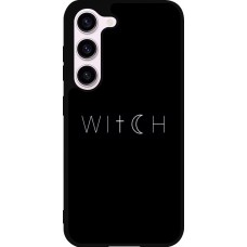 Samsung Galaxy S23 Case Hülle - Silikon schwarz Halloween 22 witch word