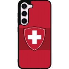 Samsung Galaxy S23 Case Hülle - Silikon schwarz Hockey World Championship Ecusson Suisse