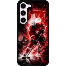 Samsung Galaxy S23 Case Hülle - Silikon schwarz Hockey World Championship Player
