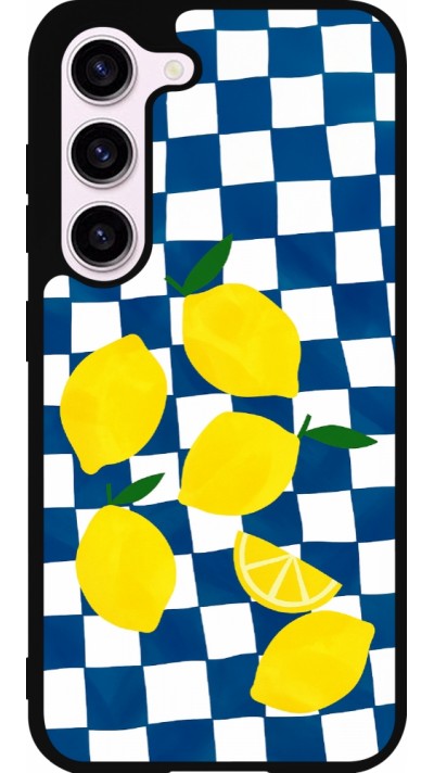 Samsung Galaxy S23 Case Hülle - Silikon schwarz Illustration lemons 2026